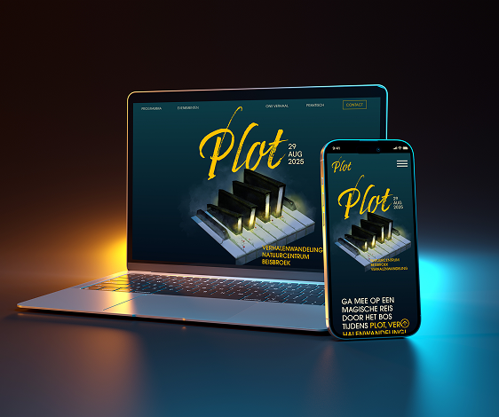 plot website en mobiel